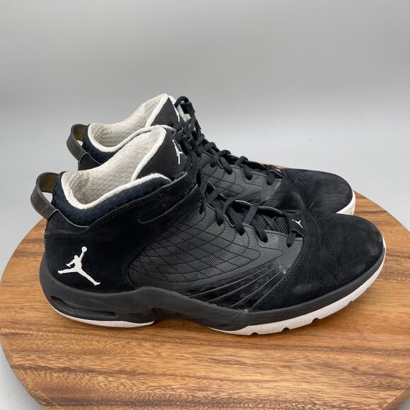 Nike Air Jordan New School Shoes Mens Size 12 Black Basketball Comfort School main image 7